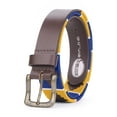 thumbnail image 2 of RESISTANCE Polo Belt for Men | Hand Stitched Leather Belt With Colorful Embroidery | Gaucho Style Belt 1.5” Wide, 2 of 6