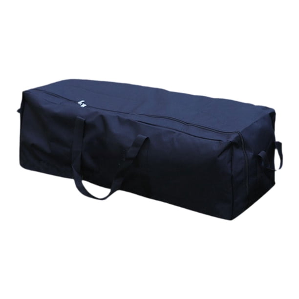 Bolsa de almacenamiento para acampar, bolsa de lona extragrande, multifuncional, con cremallera, resistente S