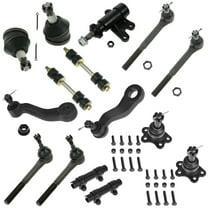 TRQ For 93-95 96 97 98 99 C1500 Tahoe 2WD 15pc Ball Joint Tie Rod Suspension Kit PSA58738