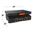 thumbnail image 4 of 22-Inch Portable Outdoor Griddle Grill with Hard Cover and Carry Bag Bundle, Omnivore Griddle Plate, Flat Top Propane Cooking Station for Camping, Tailgating, Patio & Backyard Cooking, 4 of 5