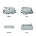 thumbnail image 5 of Women's casual crossbody bag with soft and lightweight PU adjustable shoulder straps, 5 of 5