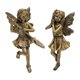 thumbnail image 3 of 2 piezas de hermanas hadas estatuas accesorios de maceta de flores adornos colgantes de resina de resina lindo multipropósito, 3 of 9