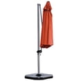 thumbnail image 2 of Patiojoy Parasol Déporté d'Extérieur 11 Pieds pour Patio avec Base Rouge Brique, 2 of 3