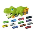thumbnail image 3 of Dinosaurio Yotijar Devorando coche Vehículo juguetes Portador Camión Educación Temprana con 12 minicoches, 3 of 7