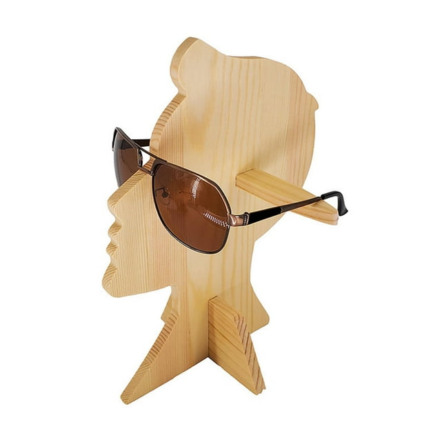 Marco de madera para gafas, accesorios de exhibición, estante, soporte para gafas de sol, gabinete, organizador de almacenamiento de gafas de sol para Hombres Yinane Soporte de exhibición de gafas de sol