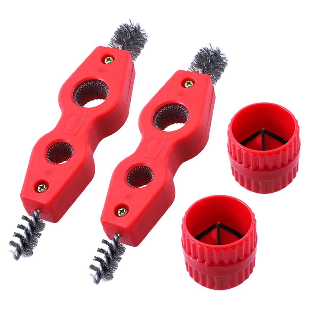 4 in 1 Copper Pipe Cleaner and Reamer Clean Tubing Chamfer Tool Copper