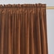 thumbnail image 2 of Cortinas Roslynwood, 132 x 305 cm, terciopelo marrón opaco, 2 paneles, 2 of 8