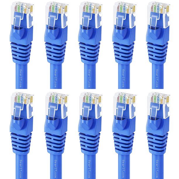 GearIT PreTerminated Cat 6 Cables for Home & Office Network