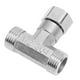 thumbnail image 2 of Conector de manguera de acero inoxidable 304, conector de manguera en T de 3 vías, adaptador de tubería G1/2 para agua, aire, hilo femenino medio, 2 of 5