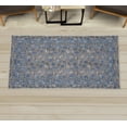 thumbnail image 1 of Floral Decorative Rug, Summer Themed Paint Brush Drawn Abstract Botanical Meadow Nature Themed, Quality Carpet for Bedroom Dorm and Living Room, 6 Sizes, Dimgray and Sky Blue, by Ambesonne, 1 of 1