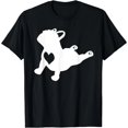 thumbnail image 1 of Playera de Yoga para Mujer con Corazón y Frenchie Ejercitándose, 1 of 7