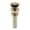 Brushed Gold-S, variant on Oil-rubbed Bronze Pop-Up Drain Stopper without Overflow, Easy to Install, Small Detachable Cap, Compatible for Vessel Sinks