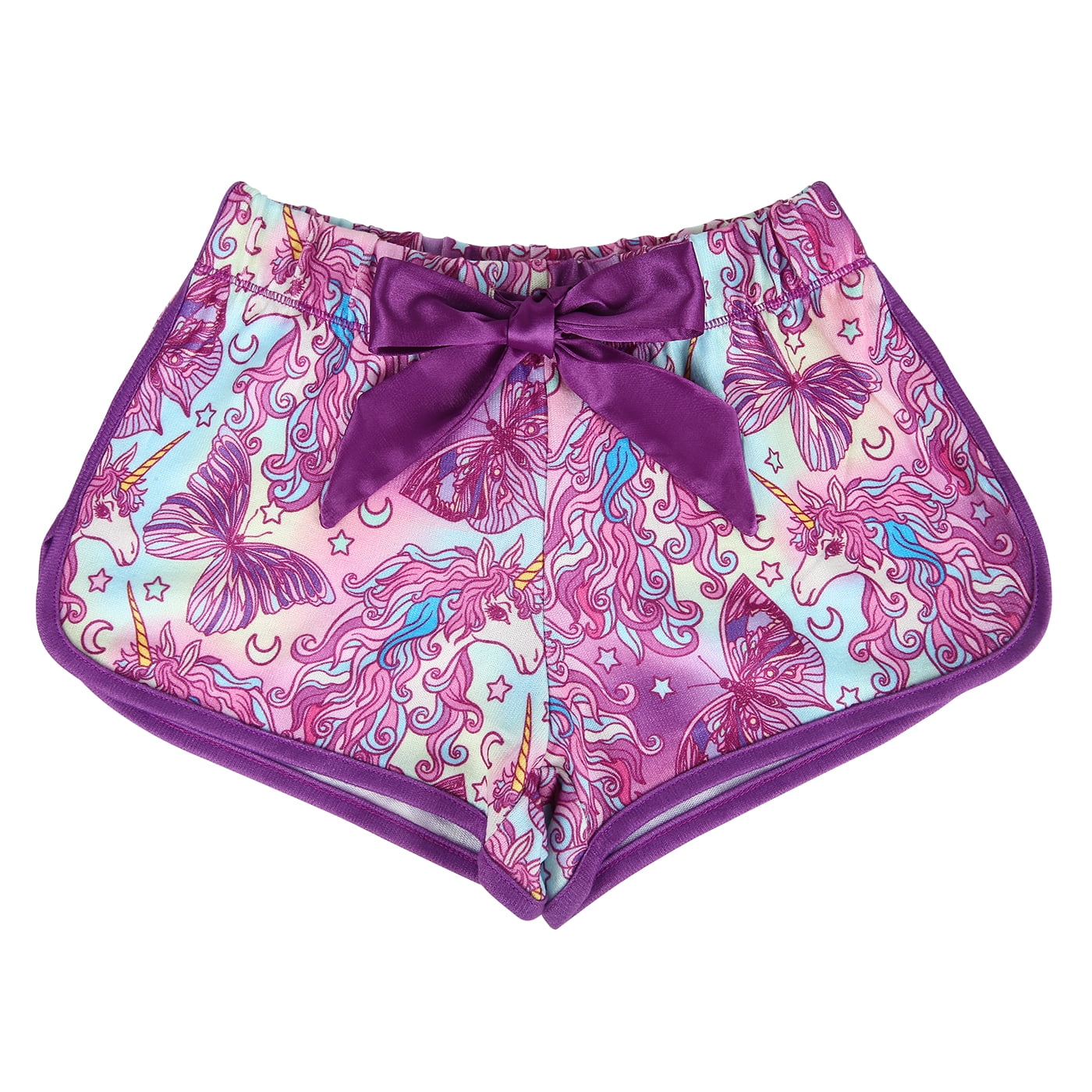 unicorn pajama shorts