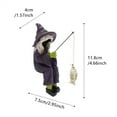 thumbnail image 3 of EUDIDV Creepy Tabletop Decor Halloween Candle Candlestick Holders Decorations Include Ghost/Haunted House/Ghost Hand Wooden Chip For Home Indoor Party Decor Not Includ Candles Halloween Figurines, 3 of 5