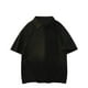 thumbnail image 1 of pstuiky Mangas cortas para hombre, Camisa tipo blusa de manga corta con cuello vuelto y botones de color para hombre camisas casuales para hombre xxl, 1 of 3