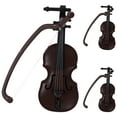 thumbnail image 1 of Shisuyan Modèles d'Instruments de Musique Mini Violon Modèle Plastique Lot de 3 3.2X1.2X0.7In, 1 of 9