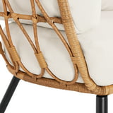 Better Homes & Gardens Willow Sage Steel Wicker Outdoor Egg Chair ...