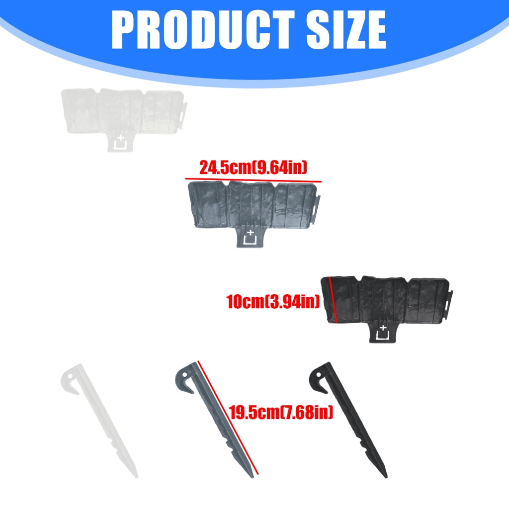 Landscape Edging Garden Border for Flowerbed Yard Anchoring Spikes Panels Decorative Rock Wall Edging