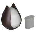 thumbnail image 3 of Humidificador de aire de 200ml, humidificador con luz LED nocturna colorida, humidificador de grano de madera profundo, enchufe de 100-240V EE. UU., 3 of 14