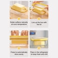 thumbnail image 3 of Contenedor rebanador de mantequilla Injueey acero inoxidable amarillo, 3 of 6