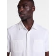 thumbnail image 4 of George Men's Waffle Knit Shirt with Short Sleeves, Sizes S-5XB, 4 of 5