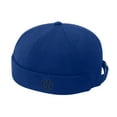 thumbnail image 5 of Floleo Unisex Skullcap Hat Fashionable Dome Brimless Hip-hop Street Casual Versatile Baseball Sailor Hat(Blue,Free Size), 5 of 5