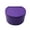 Purple, variant on Eqslft 1 Pc Denture Bath Box Cup, Complete Clean Care for Dentures, Clear Braces, Container False Teeth Storage Box, Individually Sealed