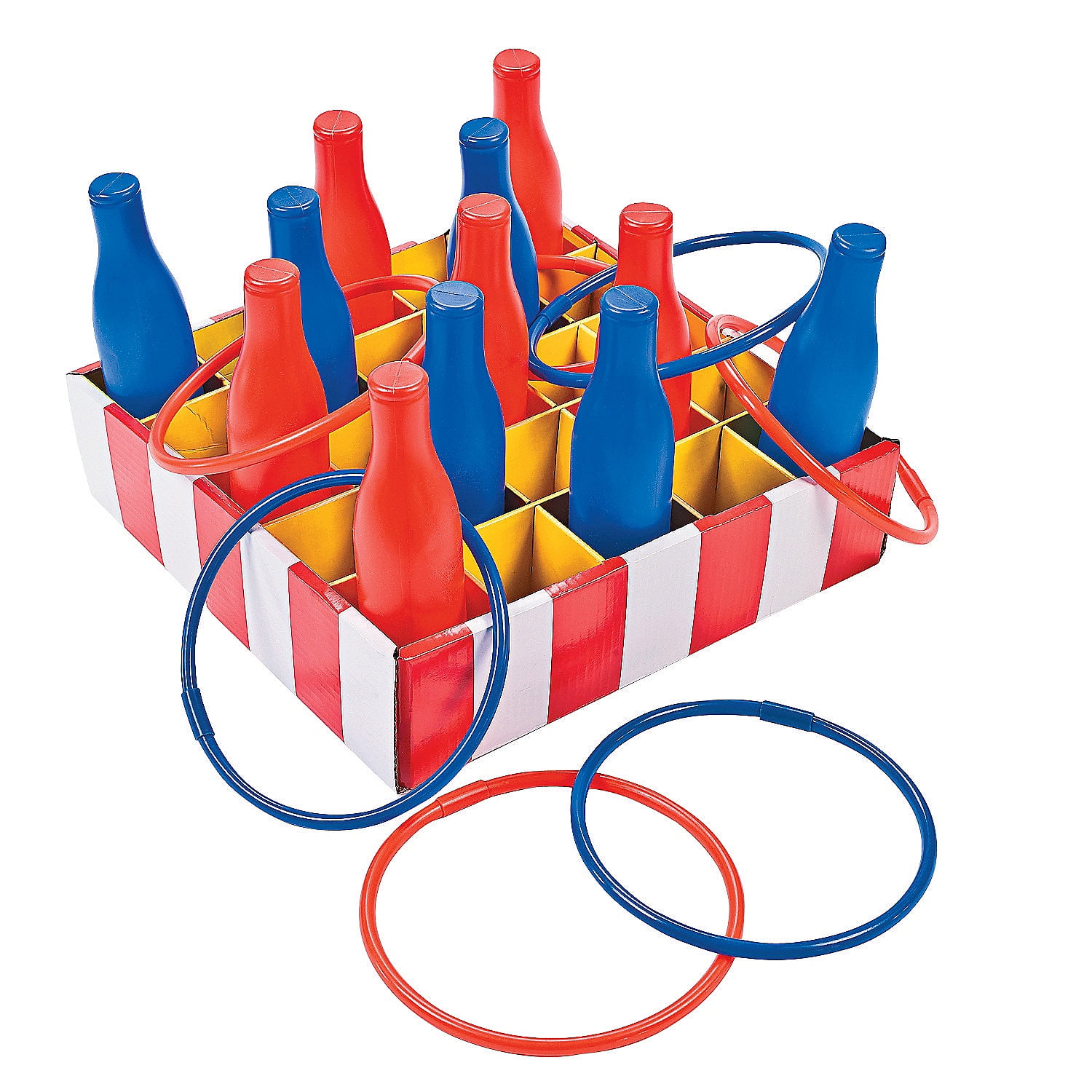 Carnival Bottle Ring Toss Game - 25 Pieces - Walmart.com