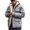 Light Gray, variant on Winter Jackets For Men Vintage Faux Suede Hooded Coat Shearling Lined Multi Pockets Snap Button Down Windproof Warm Outdoor Casual Outfits