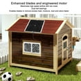 thumbnail image 4 of Ventilador solar de 25 W alta velocidad IPX65 resistente al agua bajo nivel de ruido mantiene segura la circulación del aire kit de ventilador dual con energía solar para ANGGREK Otros, 4 of 8