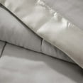 thumbnail image 7 of Down Blanket with Satin Trim, Lightweight Alternative Bedding Quilt, Soft Thin Quilted Blanket for All Seasons, Stain-Release and Moisture-Wicking, Grey, 7 of 7