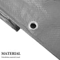thumbnail image 3 of MERRYHAPY Para Patio Impermeable Y Resistente En Lona Pe Color Plata Para Y Refugio Exterior, 3 of 5