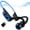 Blue, variant on Bone Conduction Headphones,AILKIN 100Hrs Standby Time TF Card(NOT INCLUDED) Bluetooth 5.3 Headphones Waterproof Swimming Headphones for Running,Cycling,and Workout,Blue