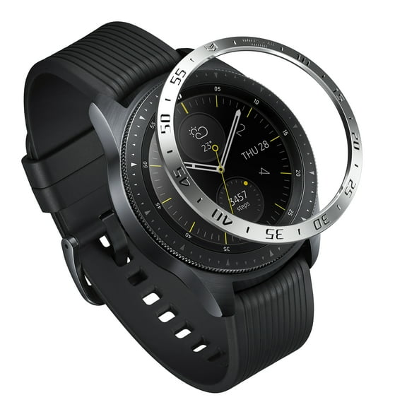 Ringke Bezel Styling for Galaxy Watch 42mm / Gear Sport Anti-Scratch Protection - [Stainless] GW-42-01