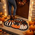 thumbnail image 4 of SLYNSHome Autumn Floor Mat, Cozy Pumpkin Basket Non-Slip Bath Rug, Soft Washable Seasonal Shaped Carpet Roll Packed For Bathroom Living Room Entryway Indoor Decor, 4 of 6