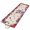 DarkRed Beige, variant on Independence Day 2'x6' Runner Rugs for Hallway Kitchen Bedside Non Slip Washable, Patriotic Gnomes USA Flag Flowers Retro Entryway Rug Runners with Rubber Backing, Long Carpet Runner for Laundry Room
