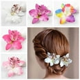 thumbnail image 4 of Modèle de Fleur Épingle à Cheveux Mignonne Décoration de Mode Cadeaux Portables Ornement Cheveux Épingle Coiffure Cadeaux Photographie Décorative pour le Travail Occasionnel Rouge, 4 of 8