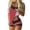Red A, variant on Jamicy Night Shirts for Women Sleepwear Pajamas Set Lace Splicing Cami Vest Underwear Outfit Teddy Sleeveless Tank Tops Camisole Shorts Suit