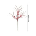 thumbnail image 3 of WEGFTDUOP 32" Gold-Powder Xmas Branch,Berries&Sequins Reusable 76 cm Plastic Cuttings,Holiday Party Decor,Flexible,Walmart, 3 of 6