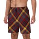 thumbnail image 1 of Balery Buffalo Check Plaid Bañador para hombre, shorts de playa de secado rápido con entrepierna y forro de compresión-X-Large, 1 of 6