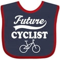 thumbnail image 3 of Inktastic Future Cyclist Childs Bicyle Boys or Girls Baby Bib, 3 of 4