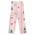 thumbnail image 3 of Christmas Style Printing Pajama Pants Loose Pajamas Female Breathable Home Trousers Leisure Sleeping Pants Large Size, 3 of 6