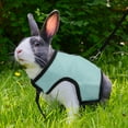 thumbnail image 2 of Harness with Lead for Rabbits Bunny Little Pets - Size XL(Sky Blue), 2 of 7