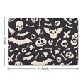 thumbnail image 5 of Spooky Halloween Icons Pattern Flannel Non Slip Door Rugs,Washable Door Mats Indoor,Decorative Door Mats,Dirt-Resistant and Absorbent Doormat for Entrance,Bedroom,Kitchen,Bathroom,23.5x16in(60x40cm), 5 of 5