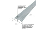 thumbnail image 3 of M-D Building Products 46131 1-1/2 In. X 36 In. Satin Silver Aluminum Multi Floor Transition, 3 of 5