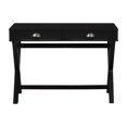 thumbnail image 5 of OSP Home Furnishings Washburn Chic Campaign Writing Desk in Black Finish, 5 of 11