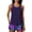 Purple, variant on Summer Swimsuits 2 Piece,Plus Size Tankini Swimsuits for Women Two Piece Tummy Control Bathing Suit Blouson Tankini Top with Print Shorts,Purple,S