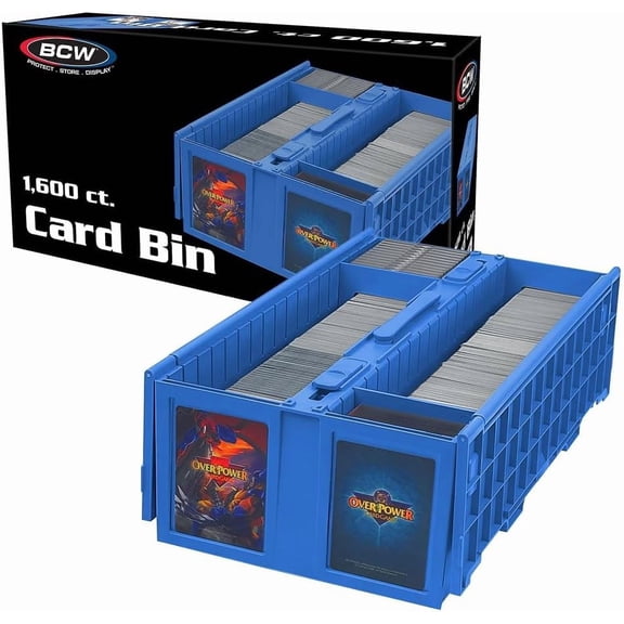 Collectible Card Bin - 1600 - Blue