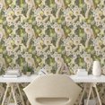 thumbnail image 2 of Ambesonne Fruits Peel & Stick Wallpaper for Home, Nature Pear Illustrations, 13"x100", Apple Green Champagne, 2 of 5