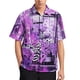 thumbnail image 3 of Camisa hawaiana divertida para playa para hombre, camisas con botones y estampado 3D de grafiti abstracto, camisas de vacaciones de verano de manga corta, 3 of 4